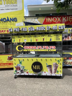 Xe inox bán hàng