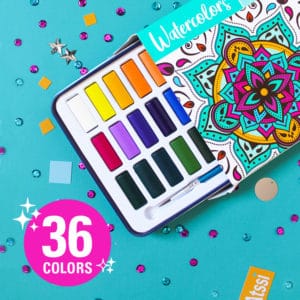 36 Colors Watercolor Atssi Zen Collection